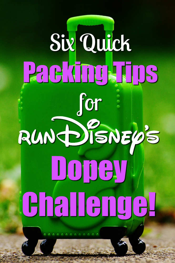 Six Quick Packing Tips for runDisney's Goofy and Dopey Challenge