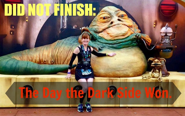 A Did Not Finish Runner's Tale: The Day the Dark Side Won