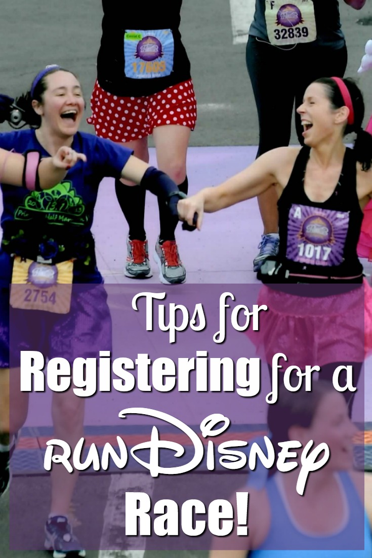 Tips for Registering for a runDisney Race