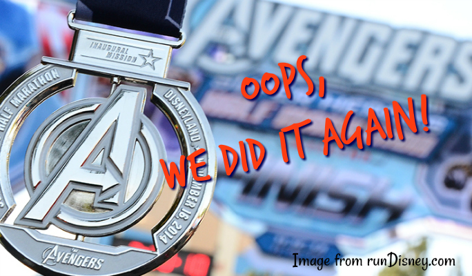 Avengers Super Heroes Half Marathon Weekend: We're REGISTERED!