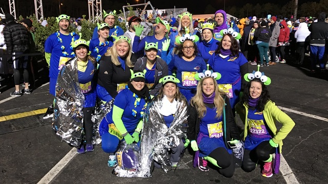 2018 WDW 5k: Toy Story Alien Running Costumes