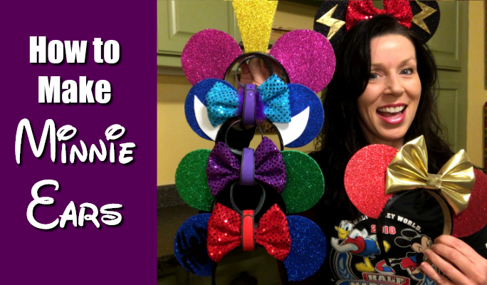 How to make Minnie Mouse Ears for runDisney Races