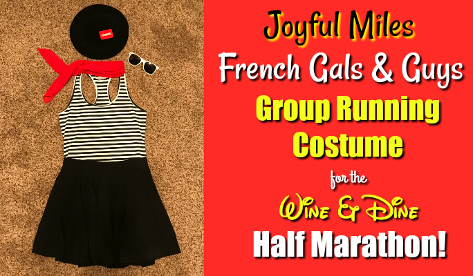 French Gals & Guys Group Running Costumes: Joyful Miles