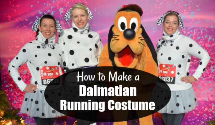 How to Make a Dalmatian Running Costume!